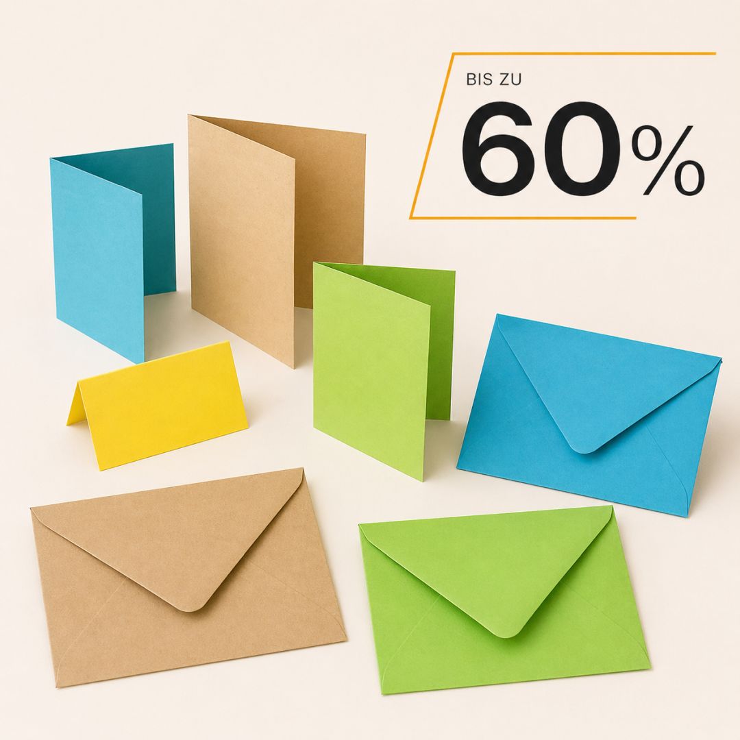 Faltkarten | Doppelkarten Sale Angebot